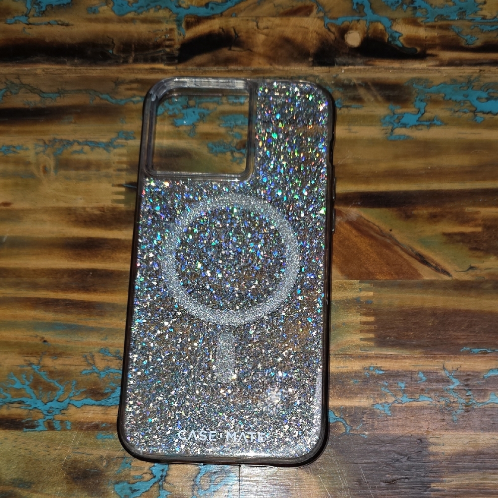 Case-Mate Silver Glitter iPhone Case